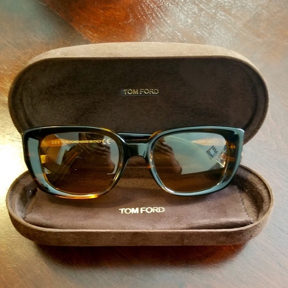 Tom Ford Accessories - Tom Ford 52mm Rectangular Frame Sunglasses w/Case